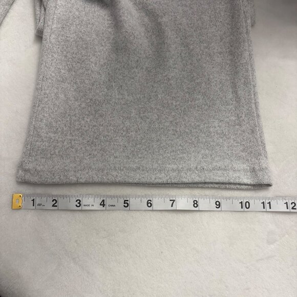 Gray High Rise Elastic Waist Soft Wide-Leg Comfortable Lounge Pants Womens M - Picture 6 of 6